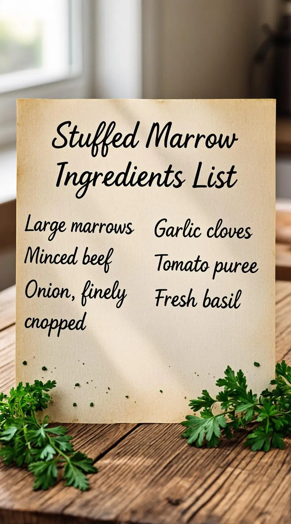 Stuffed Marrow Step-by-Step Instructions