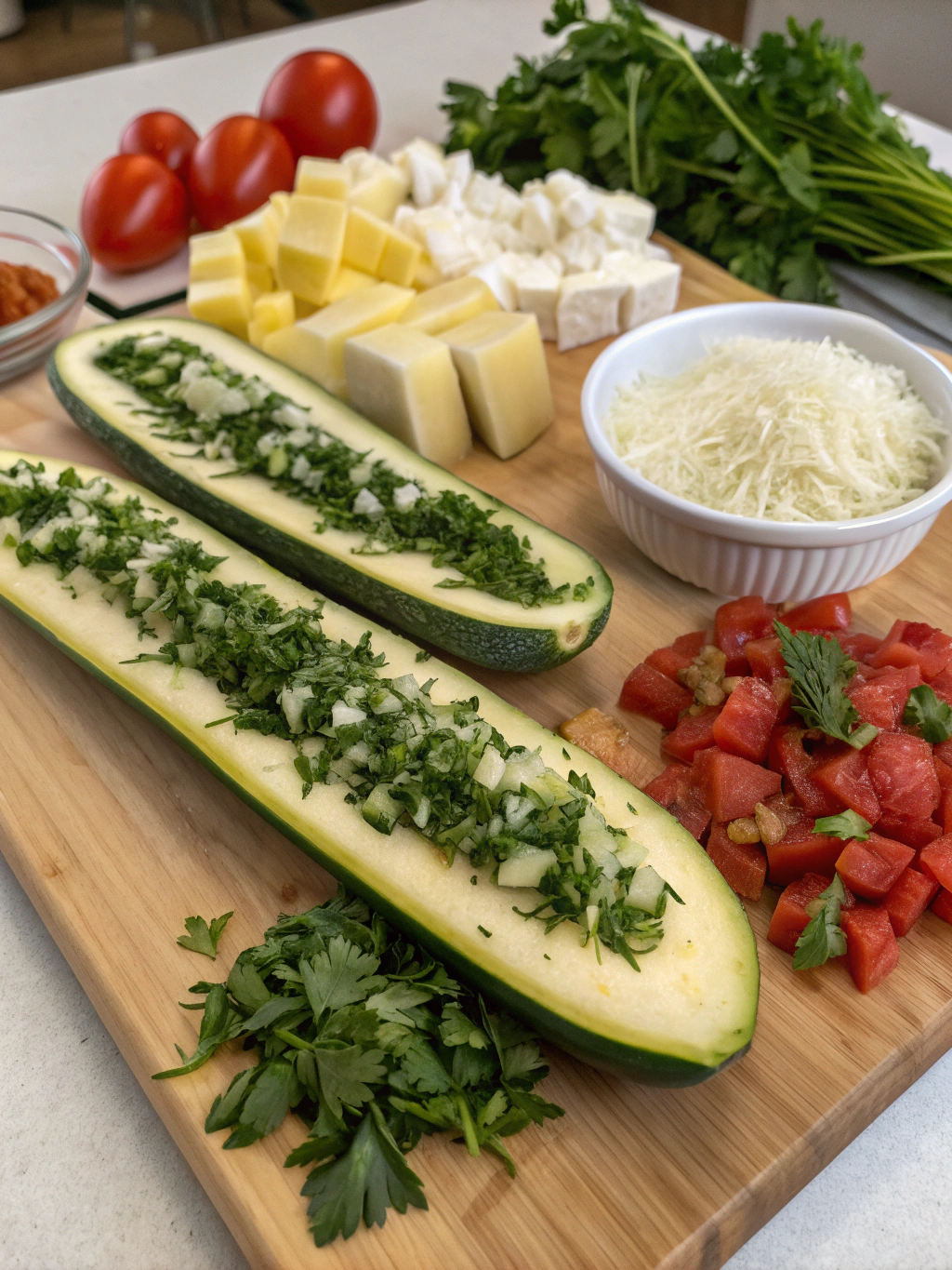 Stuffed Marrow ingredients