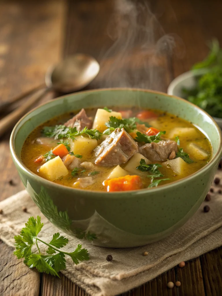 Hearty Bone Marrow Soup: A Traditional Comfort Food Recipe