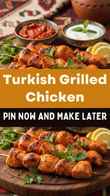 Elevate your grilling game with this mouthwatering Turkish Grilled Chicken! 🍗✨ Marinated in a zesty blend of yogurt, spices, and a hint of lemon, this dish is juicy, flavorful, and perfect for any occasion. Whether you're hosting a BBQ or enjoying a cozy dinner at home, this recipe is a must-try!Simply marinate your chicken thighs for a few hours, then grill to perfection for that smoky char. Serve it with warm pita, a fresh salad, and a side of tzatziki for a complete meal that will impress everyone at the table!Don't forget to save this recipe for your next culinary adventure! #TurkishGrilledChicken #GrillingSeason #DeliciousEats #BBQFavorites #HealthyEating #FoodieDelight #YummyInspiration
https://ow.ly/VCiG50YmfsH