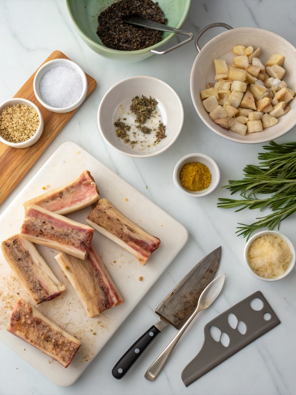 Bone Marrow Recipe preparing steps
